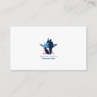 Tarjeta De Recepción Escriban un tributo en el Día de los Veteranos - h