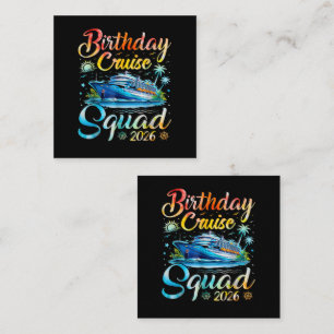 Tarjeta De Recepción Escuadrón de crucero de cumpleaños 2026