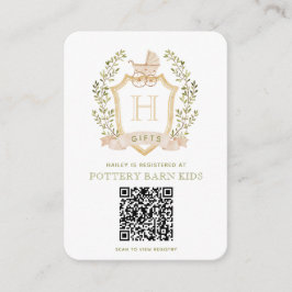 Tarjeta De Recepción Escudo de transporte para bebés | Registro de rega