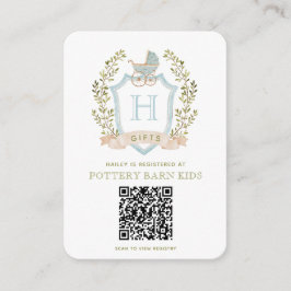 Tarjeta De Recepción Escudo de transporte para bebés | Registro de rega