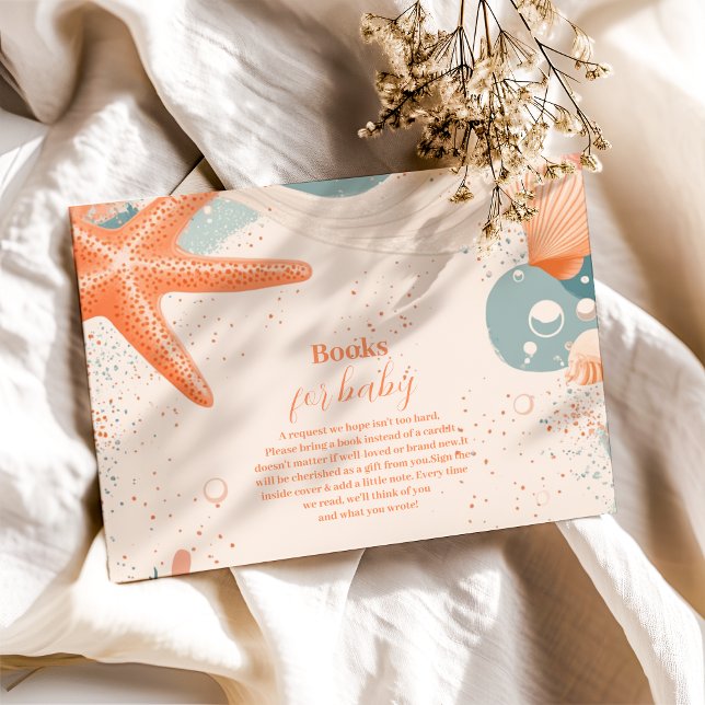 Tarjeta De Recepción Escuelas de playa elegantes libros para bebés (Subido por el creador)