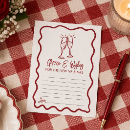 Tarjeta De Recepción Eso es Consejo y Deseos de Amore