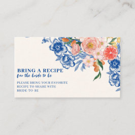 Tarjeta De Recepción Eso es más floral Ducha de Novias Compartir una re