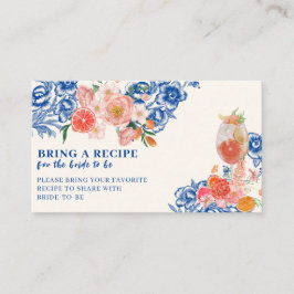 Tarjeta De Recepción Eso es más floral Ducha de Novias Compartir una re