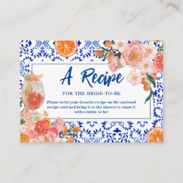 Tarjeta De Recepción Eso es más floral Ducha de Novias Compartir una re