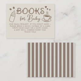 Tarjeta De Recepción Espresso Coffee Books For Baby Request