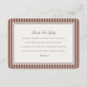 Tarjeta De Recepción Espresso Martini Baby Brewing Libros Para Baby Sho