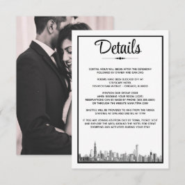 Tarjeta De Recepción Esquina de Chicago