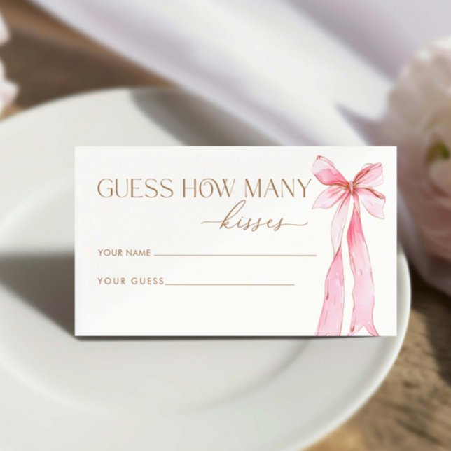 Tarjeta De Recepción Está atando el nudo adivina cuántos besos (Subido por el creador)