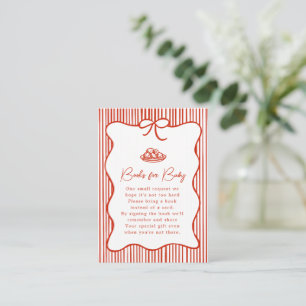 Tarjeta De Recepción Está en camino una pequeña albóndiga Doodle Baby S