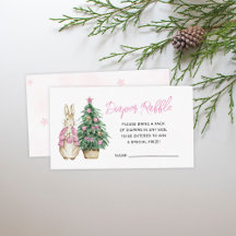 Está frío fuera del conejo Baby Shower Diaper Raff