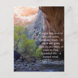 Tarjeta De Recepción Establecimiento de objetivos Inspiradores