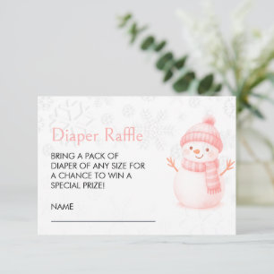 Tarjeta De Recepción Estamos emocionados con la nieve Muñeca de nieve C