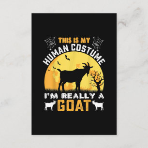 Tarjeta De Recepción Este Es Mi Regalo De Cabra Humana