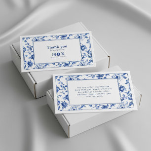 Tarjeta De Recepción Estilo vintage software floral de software social 