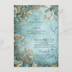 Tarjeta De Recepción Eternal Grace Elven Boda