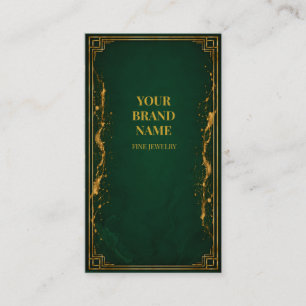 Tarjeta De Recepción Etiqueta Colgante de Regalo de Joyería de Oro Esme