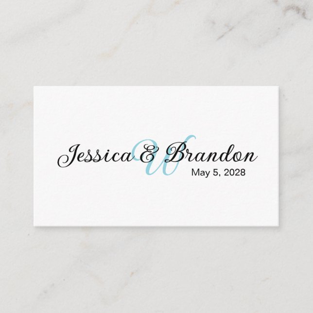 Tarjeta De Recepción Etiqueta de boda 016 (Anverso)
