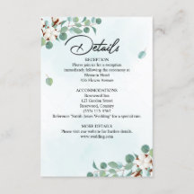 Eucalipto verde y Boda de las flores de algodón