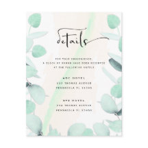 Eucalyptus Greenery Gabinete sencillo y moderno