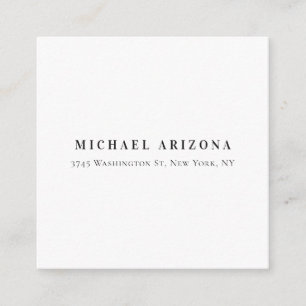 Tarjeta De Recepción Exclusivo nombre de agregado moderno personal