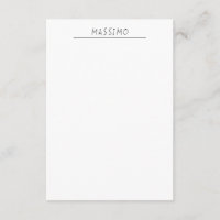 Exclusivo Personal Clásico Blanco Nombre Propio