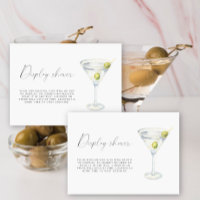 Exhibición de ducha de novia Dry Martini