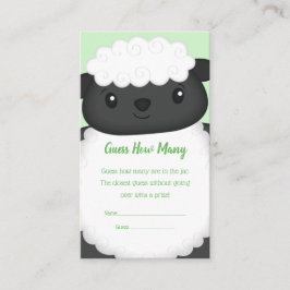 Tarjeta De Recepción Explotación de ovejas Baby Shower