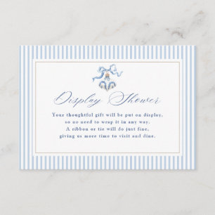 Tarjeta De Recepción Exposición de boda de Navidad con algo azul para l