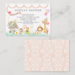 Tarjeta De Recepción Exposición de regalos de Baby Shower de Sweet Baby