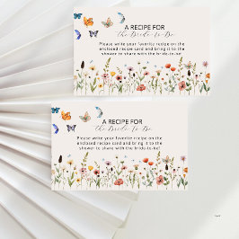 Tarjeta De Recepción Exquisita receta de boho floral para la futura nov