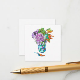 Tarjeta De Recepción Fabuloso Ramo Vegetal de Otoño