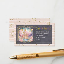 Fairytale Princess Baby Shower Diaper Raffle