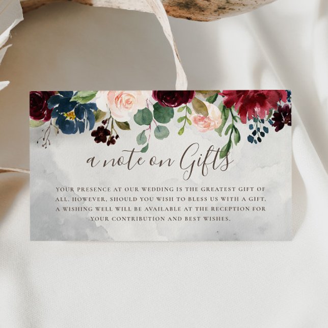 Tarjeta De Recepción Fancy Classic Rosas Flores Boda Deseando Bien (Subido por el creador)