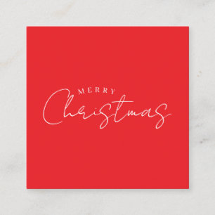 Tarjeta De Recepción Felices Fiestas Navidad Año Nuevo Temporada Rojo