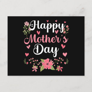 Tarjeta De Recepción Feliz Día de la Madre, mamá, deliciosas mujeres fl