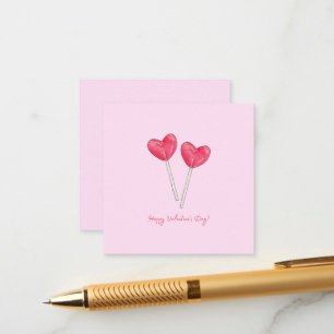 Tarjeta De Recepción Feliz día de San Valentín dulce dulce corazón loll
