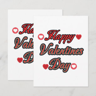 Tarjeta De Recepción Feliz día de San Valentín por regalo