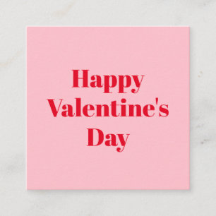 Tarjeta De Recepción Feliz Día de San Valentín tipografía moderna rosa 