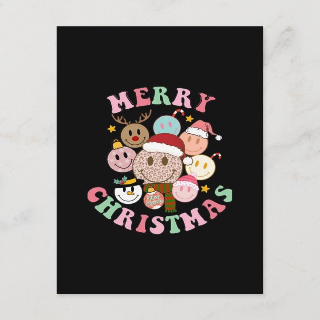 Tarjeta De Recepción Feliz Navidad (Anverso)