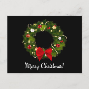 Tarjeta De Recepción ¡Feliz Navidad!