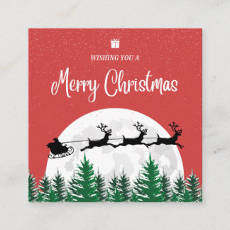 Tarjeta De Recepción Feliz Navidad