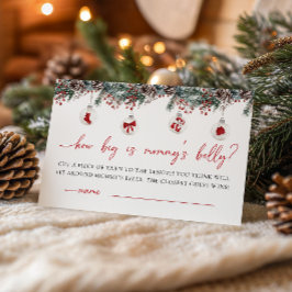 Tarjeta De Recepción Feliz pequeño Baby Shower ¿qué tan grande es la Be