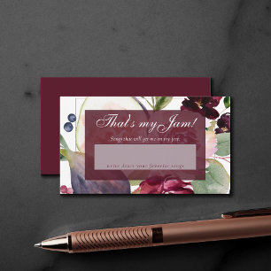 Tarjeta De Recepción Fibras en Blogueo   Solicitudes de canción de flau