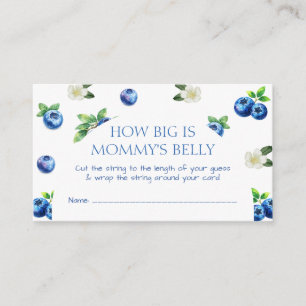 Tarjeta De Recepción Fiesta de Baby Shower de Arándanos Qué tan Grande 