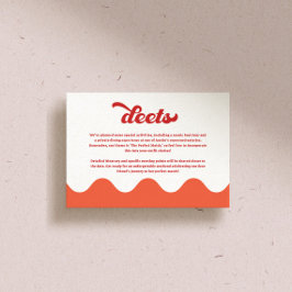 Tarjeta De Recepción Fiesta de bachillerato perfecta