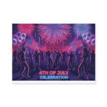 Fiesta de baile de celebración del 4 de julio de n