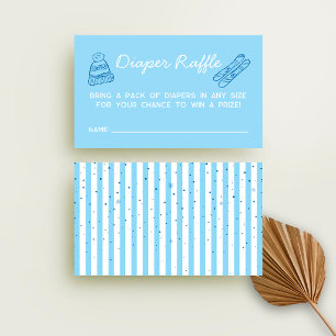 Tarjeta De Recepción Fiesta de Bebé Après Ski Diaper Raffle