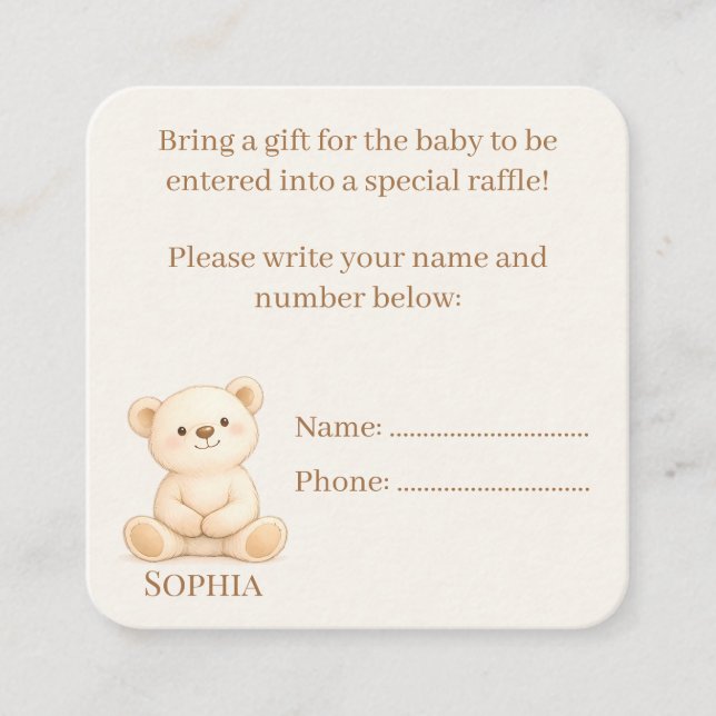 Tarjeta De Recepción Fiesta de Bebé Boho  (Anverso)