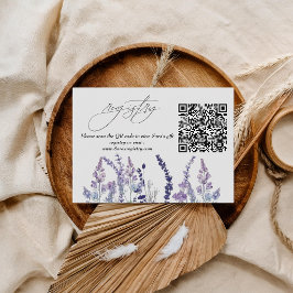 Tarjeta De Recepción Fiesta de Despedida de Soltera Floral Silvestre Rú